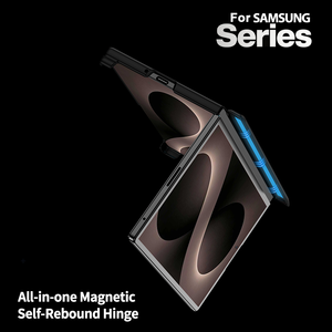 Étui de téléphone en TPU+PC mat avec charnière magnétique N52 à rebond automatique pour Galaxy Z Fold8/7/8Ultra OEM/ODM personnalisé - Product Image 2