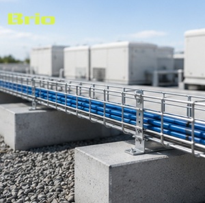 Vassoio in rete metallica zincata multiuso BRIO, ampiamente utilizzato nei progetti di cablaggio elettrico industriale, civile e municipale - Product Image 5