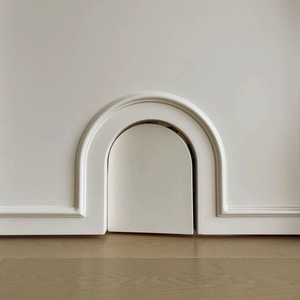Puerta Francesa <span class=keywords><strong>de</strong></span> Lujo Blanca <span class=keywords><strong>para</strong></span> Mascotas, Mueble <span class=keywords><strong>para</strong></span> el Hogar, Insonorizada, <span class=keywords><strong>de</strong></span> Vidrio Templado, con Placa <span class=keywords><strong>de</strong></span> Protección Contra el Polvo, en Oferta - Product Image 4