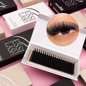 โรงงาน ESSI LASH ขายส่งถาดต่อขนตาแบบเส้นต่อเส้น ราคาโรงงาน สีดำด้านเข้ม ขนตาแบบวอลลุ่ม ขนมิงค์ ไหม และแคชเมียร์ - Product Image 4