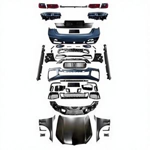Kit de Carrocería de PP+Hierro para <span class=keywords><strong>BMW</strong></span> Serie <span class=keywords><strong>7</strong></span> G11 G12 <span class=keywords><strong>2015</strong></span>, Actualización al Nuevo Modelo 2022 LCI Facelift, Ensamblaje de Parachoques y Faros Delanteros - Product Image 1