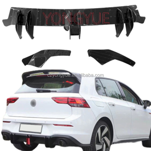 Parachoques trasero con difusor de hoja trasera para VW <span class=keywords><strong>Volkswagen</strong></span> Golf <span class=keywords><strong>8</strong></span> <span class=keywords><strong>GTI</strong></span> - Product Image 1