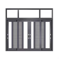 Luxseal Fenêtres modernes en aluminium avec double vitrage Verre coulissant Conception de fenêtres pour maison hôtels Cadre en aluminium Verre de fenêtre
