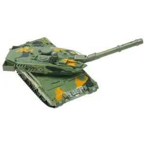 Sıcak satış 1/40 Diecast oyuncak araçlar çocuklar askeri oyuncak tankı renk kutusu ambalaj döküm