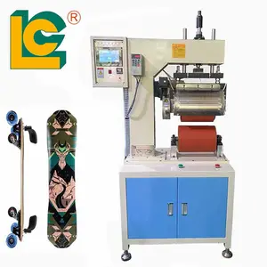 Macchina semiautomatica per il trasferimento di calore per Skateboard macchina da stampa a trasferimento termico rullo da skateboard con sistema di controllo PLC