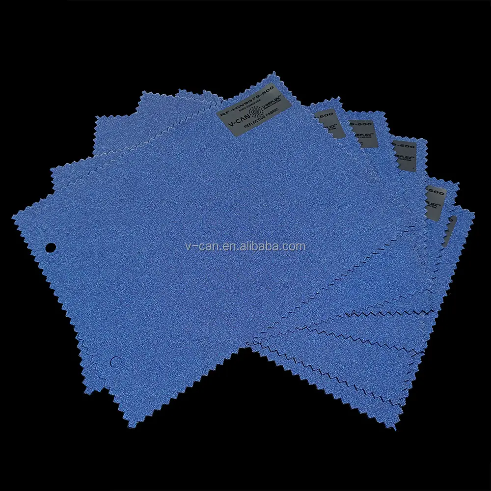 قماش كوردورا الكلاسيكي نسيج نايلون عاكس للشتاء جاكيت أزرق داكن قماش مواد عاكسة