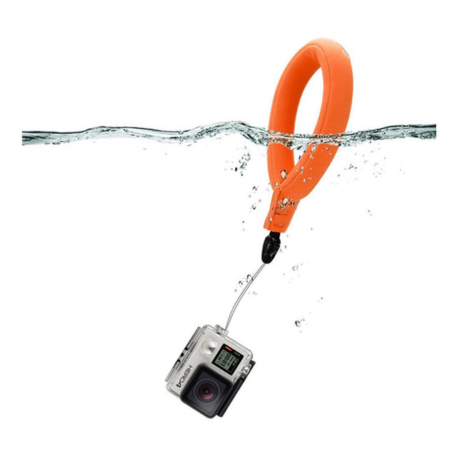 Custom logo Universal Keychain Mobile Phone Neoprene Foam Buoyancy Wrist Strap for Underwater Camera