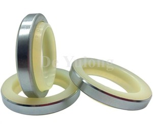 Sello de limpiaparabrisas N-ok genuino DKI Metal + PU anillo de sello de polvo para Kit de sello de cilindro hidráulico - Product Image 2