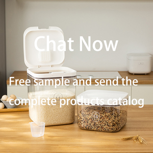 Dispensador de Alimentos Hermético de Plástico Grande ANYA, Contenedor de Granos de Cereales y Arroz al por Mayor, Organizador de Cocina, Caja de Almacenamiento de Alimentos, Recipiente - Product Image 6