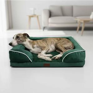 Camas para mascotas de terciopelo de felpa más cómodas, cama ortopédica para perros a prueba de masticación rectangular en diferentes tamaños - Product Image 1