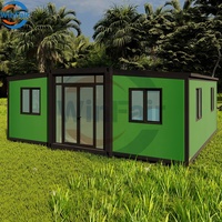 WinFair Bas Prix Hobbit Préfabriqué Pliant Mobile Conteneur Extensible Maisons Maison de Luxe 20Ft Maisons Préfabriquées de 3 Pièces