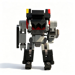 Fortify Defense STEM Creative Assembly Bricks Kit <b>Tower</b> Defender Unit‑1 Robot Mecha DIY Building Blocks Play Set For <b>Boy</b> Gift - Product Image 6
