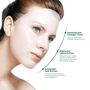 แผ่นมาส์กหน้าบำรุงผิว คอลลาเจน ไฮยาลูรอน ช่วยให้ผิวขาวกระจ่างใส ชุ่มชื้น กระชับผิว - จัดจำหน่ายโดยตรงจากโรงงาน เหมาะสำหรับทุกสภาพผิว - Product Image 4