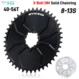 Plato de Cadena Estrecho y Ancho SeeMore GXP SRAM para Bicicleta de Carretera, Montaje Directo de 3 Pernos, Plato de Cadena Cerrado para Bicicleta de Carretera - Product Image 2