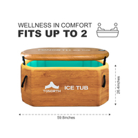 Baignoire de récupération gonflable TONORTH en PVC pour extérieur, idéale pour la thérapie par le froid en Europe, avec contrôle de la température - Vente en gros