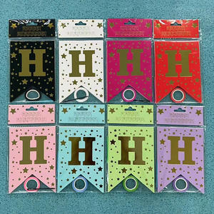 Guirnalda de Banderines de Papel DAMAI de 11.5x16.5cm con Diseño de Feliz Cumpleaños para Decoración de Fiestas, Banderines con Diseño de Cola de Pez - Product Image 4