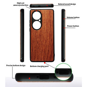 Étui de téléphone en <span class=keywords><strong>bois</strong></span> naturel de luxe pour <span class=keywords><strong>Huawei</strong></span> P50 Anti-chute en <span class=keywords><strong>bois</strong></span> de bambou pour iPhone 14pro max - Product Image 5
