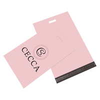 Sacs d'expédition personnalisés avec logo d'entreprise, imprimés sur mesure, pour colis postaux, sacs en plastique avec poignée, sacs d'expédition pour vêtements