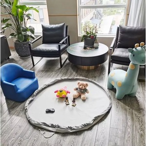 Muestra Gratis: Saco Organizador Grande para Juguetes y Tapetes de Juego Infantiles, Bolsa Portátil de 55 Pulgadas para Almacenamiento de Juguetes de Niños - Product Image 5