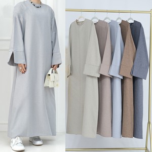 Classic <strong>Model</strong> of Middle Eastern Muslim Traditional Clothing Casual Women's Loose Long <strong>Abaya</strong> - Product Image 2