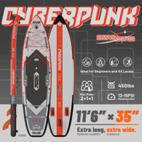 ITAOSTAR Cyberpunk C02C 2025 Vente en gros pas cher Long Design Stand-up Paddleboard Gonflable SUP Planche de surf pour Paddle Padel Board