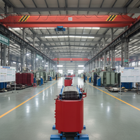 Transformador trifásico de alta tensión de 10KV, inmerso en aceite, con bobina de doble envoltura, 100-630KVA