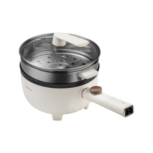 Midea <b>Electric</b> Food <b>Steamer</b> 2.5kg Light Apricot Green Tempered Glass Lid Multi-Functional Cooking Pot - Product Image 1