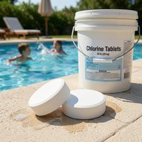 J08252 Perawatan Kolam Renang Mingguan Tablet Kolam Renang Food Grade 3 Inch