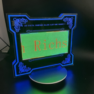 จาก richshining กระดานข้อความตัวอักษร LED บริการการแสดงผลอะคริลิคแบบกำหนดเองพร้อมโปรแกรมคำอธิบายแบบกลิ้งได้โดยใช้แอพสำหรับบาร์คลับ - Product Image 2