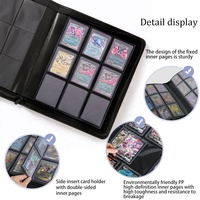 Album de rangement pour cartes Torson Custom grande capacité 252 emplacements, pages PP double face, couverture PU imperméable, reliure filée, organisateur TCG