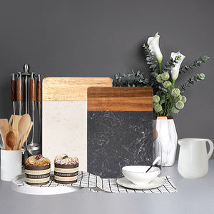 <b>Marble</b> Cheese <b>Board</b> Acacia Wooden Cheese Charcuterie Cutting <b>Board</b> for Charcuterie, Cheese, Cutting, Pastry As Serving Trays - Product Image 6