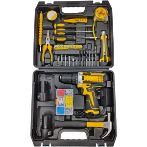 Juego de taladro multifuncional de 12 voltios, completo con todos los accesorios y en buen estado. - Product Image 2