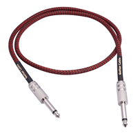 Câbles d'instruments, cordon de guitare électrique, 1/4 pouce droit, prise mono TS 6,35 mm, câble de connexion pour guitare, basse, batterie, appareil audio