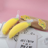 Juguete Antiestrés Creativo con Forma de Plátano para Niños, Simula Frutas, Alivia el Estrés y Promueve el Desarrollo Gradual para Niños y Adultos