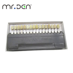 دليل ألوان الأسنان من السيد دين، 16 لونًا، نموذج أسنان، دليل درجات لون الأسنان، نموذج أسنان ملون لتبييض الأسنان - Product Image 2