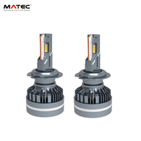 Ampoule de phare LED de voiture 110W, H7 H11 9005 9006 H4, faisceau haut et bas, 4 lumières LED en cuivre
