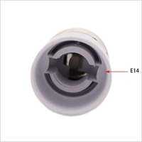 Adaptateur de douille de lampe E27 vers E14, adaptateur de douille de lampe E14 vers E27, convertisseur de douille à vis grande taille vers petite taille, adaptateur de prise d'alimentation AC
