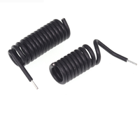 Antenne à ressort 315 MHz / 433 MHz, module de réception et de transmission sans fil pour télécommande, forme spirale en caoutchouc noir