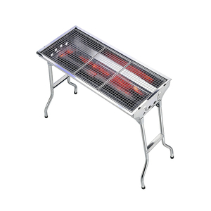 Barbecue au charbon <span class=keywords><strong>de</strong></span> bois portable Pinnovo avec corps pliable en acier inoxydable pour le <span class=keywords><strong>camping</strong></span> en plein air, les grillades dans <span class=keywords><strong>la</strong></span> cour et un rangement facile - Product Image 5