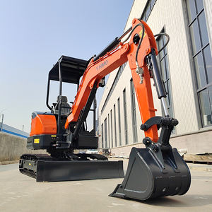 Бесплатная упаковка, мини-экскаватор, лопата для экскаватора, большая кабина с дизельным двигателем, условная мощность воздуха с аксессуарами для фермерского использования - Product Image 1