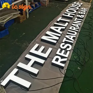 3d Illuminated Sign 3D Illuminated Plastic Letters Sign Barber Shop 3d Led Letter Sign For Custom Logo Business Sign