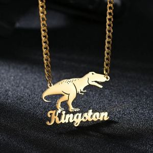 Stainless Steel Chain Pvd Coated Character Kids Cuban <b>Customize</b> Cartoon <b>Name</b> Plate <b>Necklaces</b> and Anklets Women Jewelry Pendant - Product Image 1