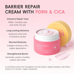 Crème hydratante pour le visage LAIKOU PDRN CICA, riche en <span class=keywords><strong>ADN</strong></span> de sodium, réparation de la barrière d'hydratation, réduit les rougeurs et la sécheresse de la peau, 30g - Product Image 4