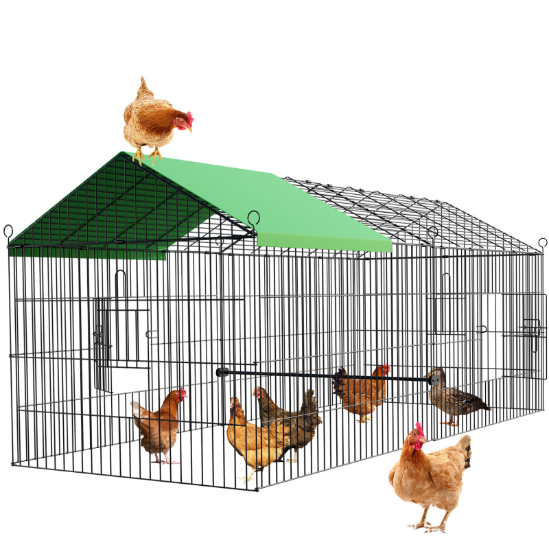 Portable Mini Foldable Chicken Cage Featuring