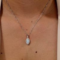 Tijdloze klassieke Moissanite hanger 925 sterling zilver VVS D kleur fijne sieraden jubileum