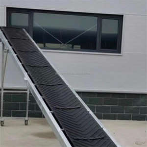 حزام صغير من المطاط على شكل v cleat مخصص ، حزام ناقل ناقل مائل ، قادوس ، للتربة والصخور الصغيرة - Product Image 6