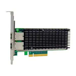 PCIe X8 दोहरी RJ45 ईथरनेट एनआईसी इंटेल X540 X540-T2 लैन सर्वर 10GB 10G नेटवर्क कार्ड