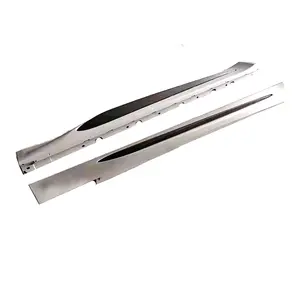 Pour <span class=keywords><strong>Alfa</strong></span> Romeo <span class=keywords><strong>Giulia</strong></span>, ajustement parfait, jupes latérales en fibre de carbone sèche, style trèfle à quatre feuilles, seuils latéraux - Product Image 2