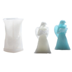 Moule à gâteau 3D en silicone écologique en forme d'ange - Outil facile à utiliser pour la création de motifs de livres - Product Image 3