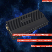 Amplificateur de subwoofers SPL pour voiture RMS 1500W Strong Bass Subwoofer Amplifier Peak 3000W Max 1ohm Class D Car Amplifier Monoblock